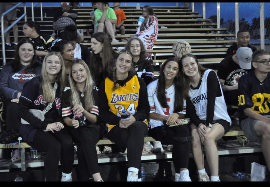 students at a sporting event